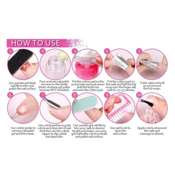 200+ Piece Manicure Kit NEW - Picture 4 of 11